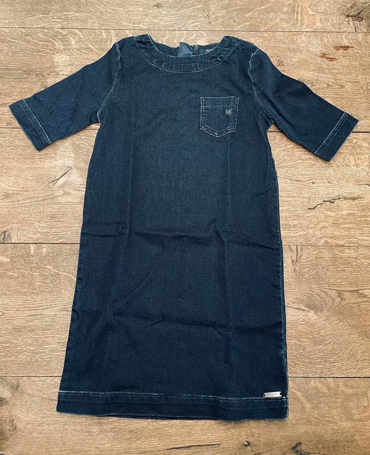 McGregor spijkerjurk mt 128, zgan, Kinderen en Baby's, Kinderkleding | Maat 128, Zo goed als nieuw, Meisje, Jurk of Rok, Ophalen of Verzenden