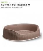 Hondenmand Curver mokka maat M gevlochten look mt87x69x19cm, Dieren en Toebehoren, Hondenmanden, Ophalen of Verzenden, Zo goed als nieuw