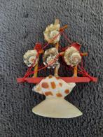 Bootje van schelpen vintage retro, Ophalen of Verzenden, Zo goed als nieuw