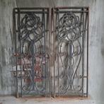 1x Brocante oud sierrek rek rooster ornament 90x34cm *Etage3, Gebruikt, ., Ophalen of Verzenden, .