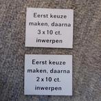 Twee leuke oude stickers.   Sigaretten Automaat., Ophalen of Verzenden, Zo goed als nieuw, Overige typen