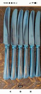 6 messen Sheffield England, Huis en Inrichting, Ophalen, Zo goed als nieuw, Rvs of Chroom, Vaatwasserbestendig