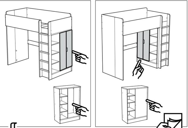 ✨ Ruimtebesparende Stuva Hoogslaper - Slaap-Werkcombi!, Kinderen en Baby's, Kinderkamer | Stapelbedden en Hoogslapers, Gebruikt