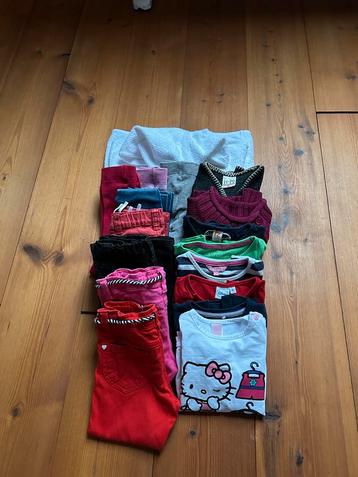 Kledingpakket meisje maat 92 broeken/longsleeves/vestje beschikbaar voor biedingen