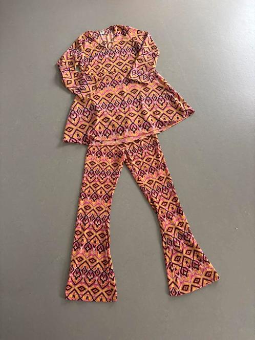 Jaren 70 damespak 2 delug nieuw maat M, Kleding | Dames, Jumpsuits, Zo goed als nieuw, Geel, Ophalen of Verzenden