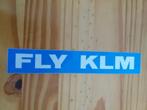 sticker FLY KLM, Ophalen of Verzenden, Zo goed als nieuw, Bedrijf of Vereniging