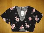 Top maat 40, Maat 38/40 (M), Zwart, Divided H&M, Nieuw