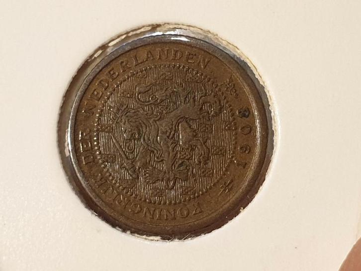 Halve cent 1903 nr.2 (03), Postzegels en Munten, Munten | Nederland, Overige waardes, Koningin Wilhelmina, Ophalen of Verzenden