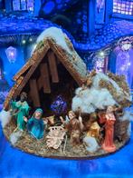 Prachtig houten beeld van de Kerststal, Ophalen of Verzenden