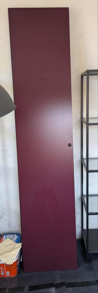 Pax deuren donker rood 4 stuks 230x50, Huis en Inrichting, Kasten | Kledingkasten, Gebruikt, 200 cm of meer, 50 tot 100 cm, Minder dan 25 cm