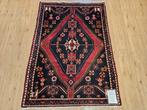 Vintage handgeknoopt perzisch tapijt hamadan 153x108, Info@SlatsAntiek.nl, 100 tot 150 cm, Perzisch, Ophalen of Verzenden