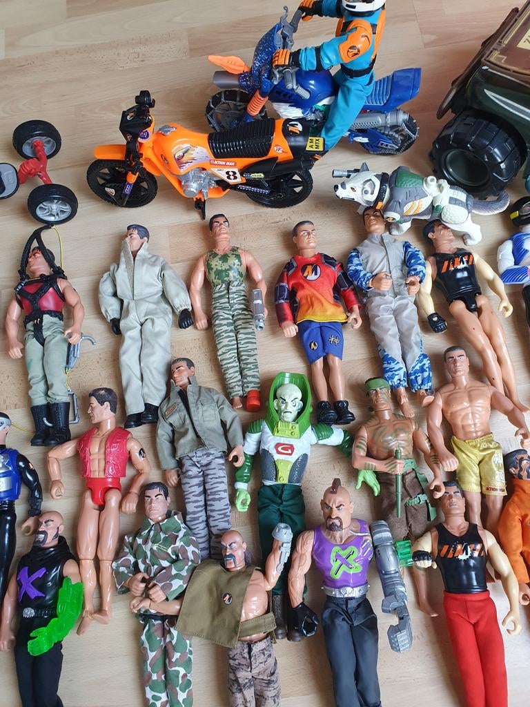 Action mann speel poppen, Verzamelen, Poppen, Ophalen, Gebruikt, Pop
