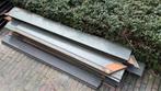 Hardhouten panken 14 cm breed - veer en groef, Doe-het-zelf en Verbouw, Hout en Planken, Ophalen, Gebruikt, Minder dan 25 mm, Plank