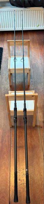 2xkarperhengel Nash scope ops abbreviated 9ft 3.25lb met tas, Ophalen, Zo goed als nieuw, Werphengel