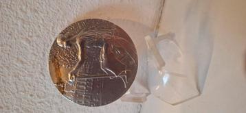 Frankrijk/Penning/Verzilverd/57 gram/ 50 mm Doorsnede. beschikbaar voor biedingen