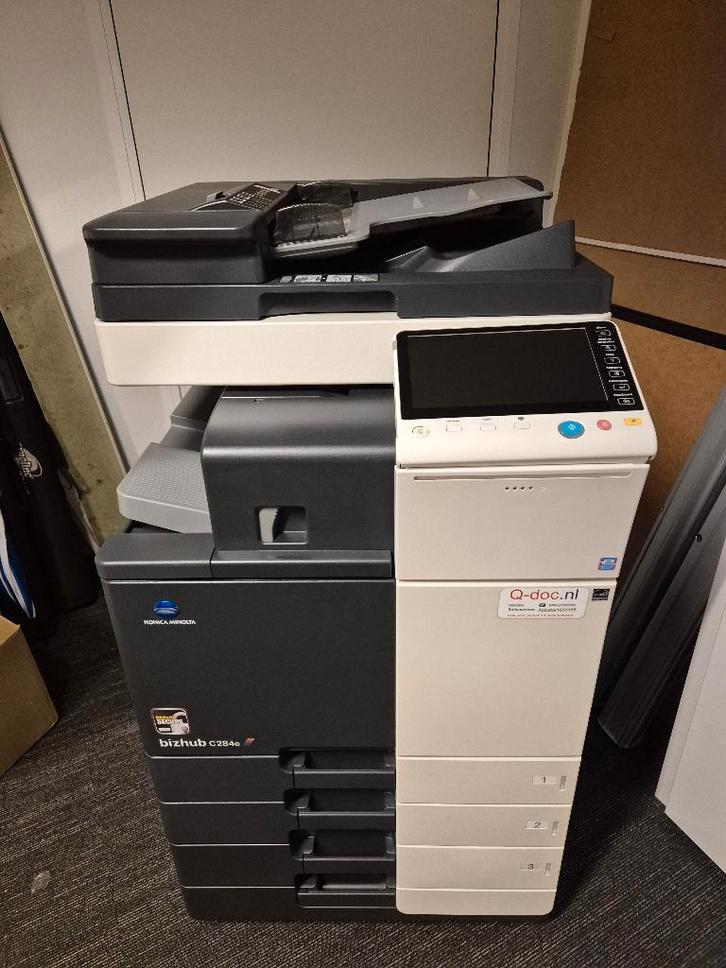 Konica Minolta bizhub C284e multifunctionele printer, Computers en Software, Printers, Gebruikt, All-in-one, Faxen, Kleur printen