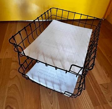 2x IKEA brievenbakken zwart metaal beschikbaar voor biedingen