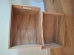 2 houten kisten kistjes kratten kratjes, Huis en Inrichting, Woonaccessoires | Kisten, Ophalen, Minder dan 50 cm, Minder dan 50 cm