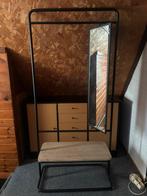 Hangkast met spiegel, Ophalen, 25 tot 50 cm, Minder dan 100 cm