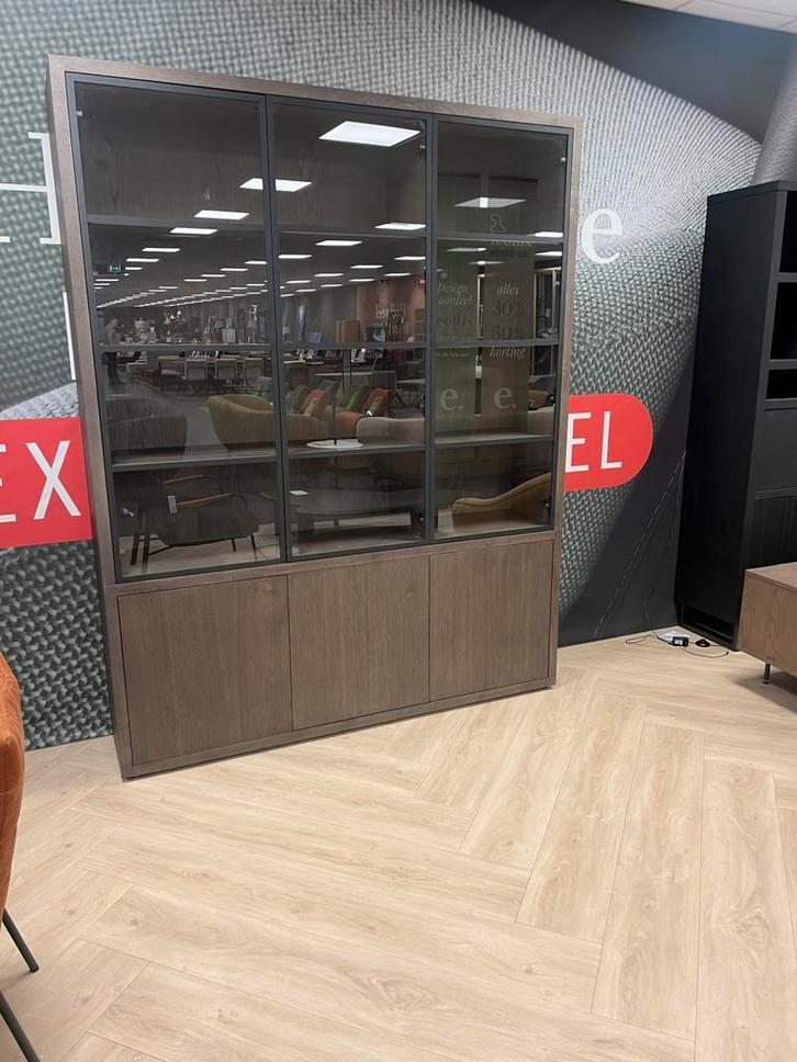 Glaskast Prado, Huis en Inrichting, Kasten | Boekenkasten, Zo goed als nieuw, 50 tot 100 cm, Minder dan 100 cm, 25 tot 50 cm, Ophalen