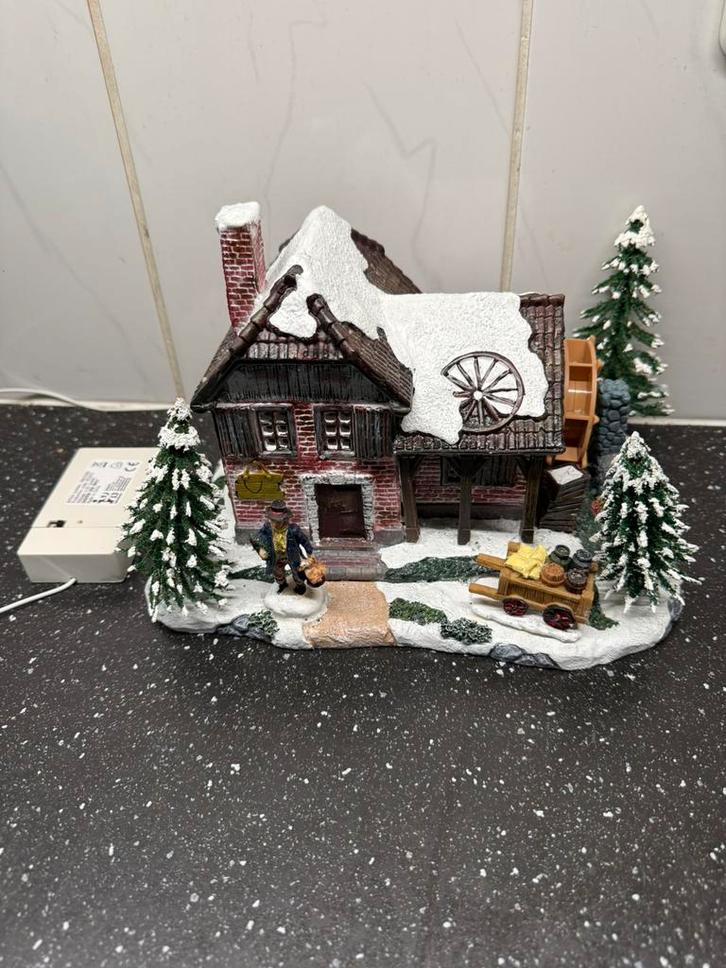 Watermolen kerstdorp intratuin, Diversen, Kerst, Zo goed als nieuw, Ophalen of Verzenden