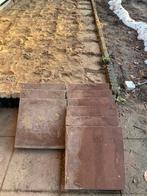 terras tegels oud hollands roodbruin 30X30 - gratis, Tuin en Terras, Tegels en Klinkers, Ophalen, Gebruikt, 10 m² of meer, Beton