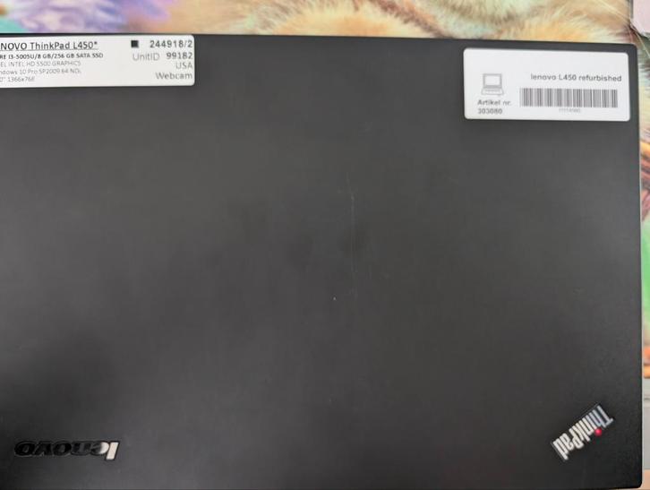 Lenovo L450 Laptop - Refurbished, Computers en Software, Windows Laptops, Refurbished, 14 inch, SSD, 2 tot 3 Ghz, 8 GB, Azerty