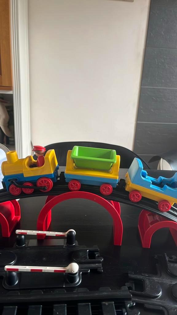 Playmobiel Trein Set, Kinderen en Baby's, Speelgoed | Overig, Gebruikt, Jongen of Meisje, Ophalen