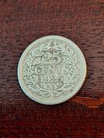 munt Nederland 25 cent 1925 zilver, Postzegels en Munten, Munten | Nederland, Zilver, 25 cent, Ophalen of Verzenden, Koningin Wilhelmina