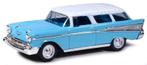 Chevrolet Nomad 1957 Blauw/Wit, Ophalen of Verzenden, Nieuw, Auto, Overige merken