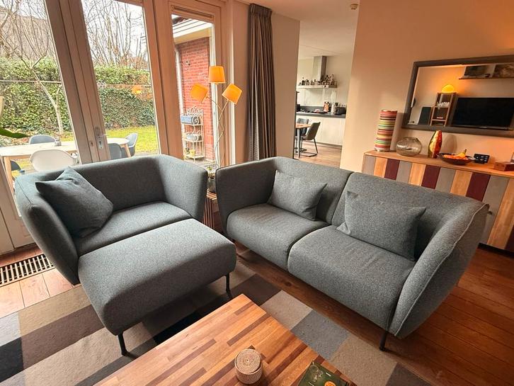 Baenks Roseville 2,5-zits bank, loveseat & hocker, Huis en Inrichting, Banken | Bankstellen, Zo goed als nieuw, Rechte bank, Overige maten