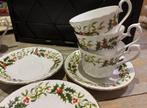 Drie porseleinen kop en schotels Royal Sutherland nr. 5, Ophalen of Verzenden, Zo goed als nieuw, Porselein, Kop en/of schotel