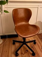 Bureaustoel Cognac Helgum, Huis en Inrichting, Bureaustoelen, Ophalen, Gebruikt, Bruin, Bureaustoel