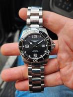 Longines Hydroconquest Ceramic Black 41mm Automaat, Overige merken, Staal, Gebruikt, Staal
