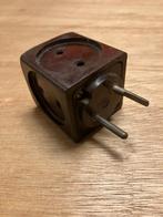 Bakkelieten 220volt retro kruisstekker, Antiek en Kunst, Ophalen of Verzenden