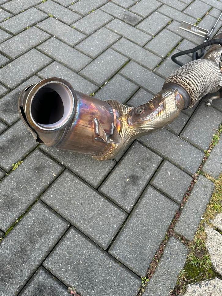 Downpipe met Katalysator, Auto-onderdelen, Uitlaatsystemen, Universele onderdelen, Gebruikt, Ophalen
