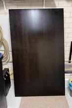 Massief eiken salontafel met lade, Ophalen, 50 tot 100 cm, Zo goed als nieuw, 150 tot 200 cm