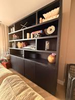 Zitmaxx zwarte boekenkast, Ophalen, Gebruikt, 200 cm of meer, Met lade(s)