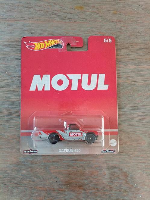 1:64 HotWheels Datsun 620 Van Motul, Hobby en Vrije tijd, Modelauto's | Overige schalen, Nieuw, Auto, Ophalen of Verzenden