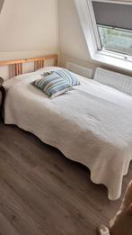 Gratis afhalen! 140x200 bed incl. matras & lattenbodem, Huis en Inrichting, Slaapkamer | Bedden, Ophalen, Gebruikt, Bruin, 140 cm