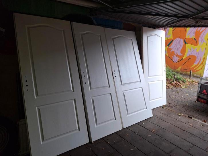 Mooie opdekdeuren, Doe-het-zelf en Verbouw, Deuren en Horren, Binnendeur, 200 tot 215 cm, Ophalen