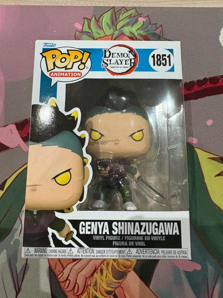 Funko Pop! Demon Slayer – Genya Shinazugawa #1851, Verzamelen, Poppetjes en Figuurtjes, Nieuw, Ophalen of Verzenden