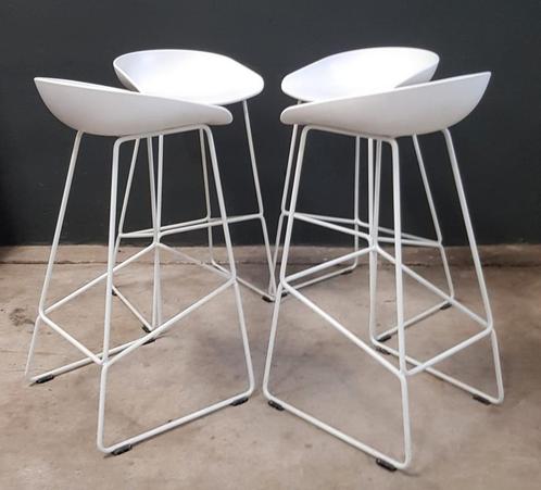 Nog 1 x HAY aas38 barkruk wit bar kruk barstoel design, Huis en Inrichting, Barkrukken, Zo goed als nieuw, Kunststof, Ophalen of Verzenden