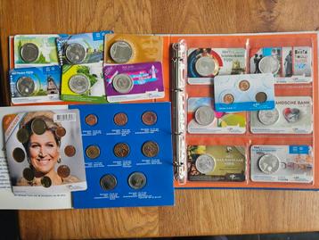 Diverse munten €5/€10/sets inc verzamelmap beschikbaar voor biedingen