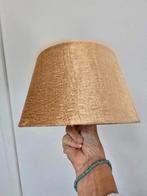 Goudkleurig fluwelen lampenkap, Ophalen of Verzenden, Zo goed als nieuw, Rond