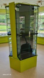3 zijdige vitrine kast met verlichting, Ophalen, Glas, Met hangruimte, 50 tot 100 cm