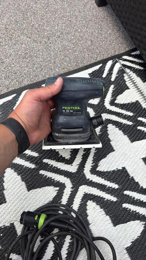 Festool RS 400 EQ schuurmachine zgan, Doe-het-zelf en Verbouw, Gereedschap | Schuurmachines, Zo goed als nieuw, Vlakschuurmachine