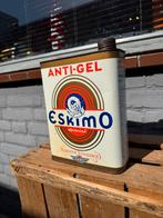 Vintage Eskimo Anti-Gel Blik - Reclame Emaille, Ophalen of Verzenden