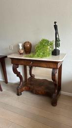 Trumeau haltafel mahonie, Ophalen