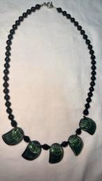 Ketting, Sieraden, Tassen en Uiterlijk, Kettingen, Ophalen, Zo goed als nieuw, Zwart
